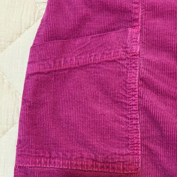 Pilcro by Anthropologie Pink Corduroy Button-Front Skirt Sz 8 - Picture 3 of 16